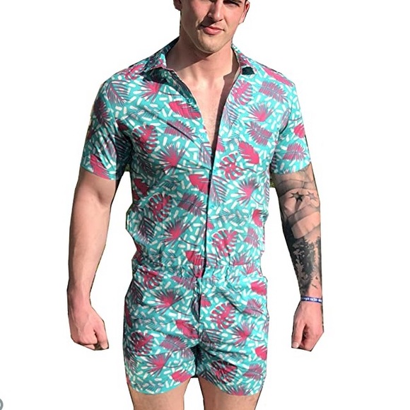 Zesties Other - NWT Zesties Male Romper Fronds Medium